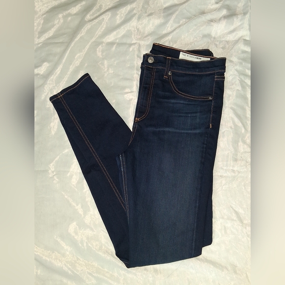 rag & bone / Dark Blue Women's Jeans - Picture 3 of 8